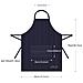 2 Confezioni Grembiule Da Cucina Impermeabile Regolabile Chef Grembiule Con Tasche Per La Casa Ristorante Artigianato Giardino Barbecue Scuola Cafe Grembiule Per Donne Degli Uomini (banda Del Blu Marino)  - Foto miniatura 2