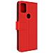 Custodia Alcatel 3x 2020 Portacarte Supporto Video Chiusura Magnetica Rossa - Foto miniatura 4