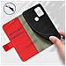 Custodia Alcatel 3x 2020 Portacarte Supporto Video Chiusura Magnetica Rossa - Foto miniatura 5