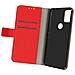 Custodia Alcatel 3x 2020 Portacarte Supporto Video Chiusura Magnetica Rossa - Foto miniatura 1