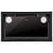 Cappa Gc Dual A 45 Xgbk Rosone, Classe Di Efficienza Energetica A, Larghezza 45 Cm, 820 M³ / h, Touch Control, Led, Vetro Nero - Foto miniatura 5