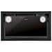 Cappa Gc Dual A 45 Xgbk Rosone, Classe Di Efficienza Energetica A, Larghezza 45 Cm, 820 M³ / h, Touch Control, Led, Vetro Nero - Foto miniatura 1