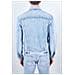 Giubbotto Trucker In Denim Stone Wash Chiaro - Foto miniatura 3