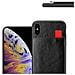 Cadorabo Custodia Compatibile Con Apple Iphone Xs Max In Nero Ebano - Coperchio Protettivo In Silicone Tpu E Copertura In Finta Pelle, Con Scomparto E Slot Per Carte Di Credito Estraibili - Foto miniatura 5