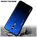 Custodia Compatibile Con Huawei Mate 10 Pro In Blu - Nero - Coperchio Protettivo Bicolore In Vetro Temperato E Silicone Tpu - Foto miniatura 4