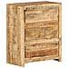 Cassettiera 60x33x75 Cm In Legno Massello Di Mango - Foto miniatura 3