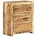 Cassettiera 60x33x75 Cm In Legno Massello Di Mango - Foto miniatura 1