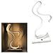 Lampada Lume Da Comodino Led 10 W Luce Calda Lumetto Stile Moderno D03c - Foto miniatura 1