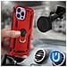 Cover Iphone 14 Pro Anti-urto Ibrida Anello Sostegno Funzione Supporto Rossa - Foto miniatura 5