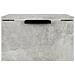 Comodino A Muro Grigio Cemento 34x30x20 Cm - Foto miniatura 3