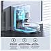Robot Aspirapolvere e MOP Wifi Vacuum X10 con Base Autopulente Colore Bianco - Foto miniatura 5