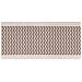 Tappeto Passatoia Tessuto Jacquard Linea Emozioni Dis. Zig Zag Twist Grigio 57x400 Grigio - Foto miniatura 1