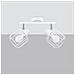 Sollux Lighting Lampada Da Soffitto Beluci 2 Bianco Sl.1112 - Moderno Lampade Da Soffitto Bianco 19x27x17 Cm - Foto miniatura 2