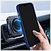 Cover Per Iphone 15 Pro Anello Metallico Supporto Serie Ringrip Bordo Blu - Foto miniatura 3