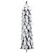 Albero Di Natale Artificiale Con 45 Led E Neve Floccata 90 Cm - Foto miniatura 4