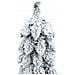 Albero Di Natale Artificiale Con 45 Led E Neve Floccata 90 Cm - Foto miniatura 5