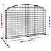 Cesto Gabbione Ad Arco 200x30x120/140 Cm Ferro Zincato - Foto miniatura 4