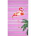 Telo Mare Grande 100x160 Jacquard Spugna Asciugamano Spiaggia Maui Flamenco - Foto miniatura 1
