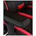 DR350 Poltrona per gaming Seduta imbottita Nero, Rosso - Foto miniatura 9