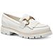 Bello Loafers Mocassino Sintetico E Tessile Scarpe Donna Bianco Eu 39, 2-24703-42 100 - Foto miniatura 1