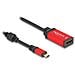Adattatore USB Type-C per DisplayPort (DP Alt Mode) 8K 30 Hz con funzione HDR rosso - Foto miniatura 1