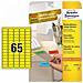 L4793-20 etichetta per stampante Giallo Etichetta per stampante autoadesiva - Foto miniatura 1
