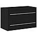 Mobile Lavabo Da Bagno Rovere Nero 80x38,5x48 Cm In Truciolato - Foto miniatura 2