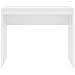 Scrivania Bianca 90x40x72 Cm In Legno Multistrato - Foto miniatura 3