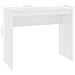 Scrivania Bianca 90x40x72 Cm In Legno Multistrato - Foto miniatura 5