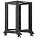 Lanberg OR01-6818-B, Rack indipendenti, 18U, 600 kg, Rotelle, 23 kg, Nero - Foto miniatura 1