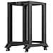 Lanberg OR01-6818-B, Rack indipendenti, 18U, 600 kg, Rotelle, 23 kg, Nero - Foto miniatura 4