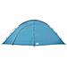 Tenda da Campeggio per 8 Persone Blu Impermeabile - Foto miniatura 4