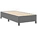 Letto a molle Grigio Chiaro 90 x 200 cm Tessuto in Cords - Foto miniatura 3
