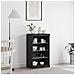 Sideboard con luci LED Nero Rovere 60,5x37x100 cm - Foto miniatura 2
