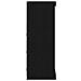 Sideboard con luci LED Nero Rovere 60,5x37x100 cm - Foto miniatura 6