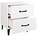 Lusso Casadino -  Comodino Bianco 40x35x47,5 Cm - Foto miniatura 4