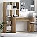 Scrivania rovere sonoma 138.5 x 55 x 143 cm Legno multistrato - Foto miniatura 2