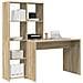 Scrivania rovere sonoma 138.5 x 55 x 143 cm Legno multistrato - Foto miniatura 3