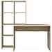 Scrivania rovere sonoma 138.5 x 55 x 143 cm Legno multistrato - Foto miniatura 4