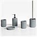 Set Da 5 Accessori Per Il Bagno Camana Grigio Chiaro - Foto miniatura 2