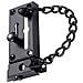 Catena Di Sicurezza Antifurto Per Porta Robusta - Maggiore Sicurezza Per Porte In Legno Black - Foto miniatura 4