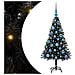 Albero di Natale con 150 LED con supporto Nero 120 cm PVC - Foto miniatura 1