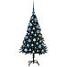 Albero di Natale con 150 LED con supporto Nero 120 cm PVC - Foto miniatura 3