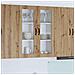 Pensile cucina con porta Rovere artigianale 80 x 31 x 100 cm - Foto miniatura 2