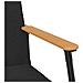 poltrona Nero 59 x 75 x 78 cm Tessuto simile alla lana ricci - Foto miniatura 8
