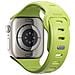 Cinturino Sport Impermeabile 42 Mm Per Apple Watch Modello Tempo Band, Verde - Foto miniatura 1