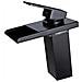 Rubinetto per lavabo da bagno, Blackswan, Cascada tipo M32, modello nero opaco, misura 17 cm - Foto miniatura 1