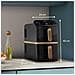 Serie 4000 Airfryer doppio cestello Verticale, Friggitrice ad aria da 10L, 13 metodi di cottura, Rivestimento ceramica PFAS Free, Pulizia in lavastoviglie, App ricette, NA462/70 - Foto miniatura 2