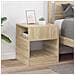 Tavolino Rovere Sonoma 40,5 x 40 x 45 cm Legno multistrato - Foto miniatura 4