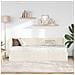 Struttura Letto Angolare con Materasso 2 pcs Crema Velluto - Foto miniatura 3